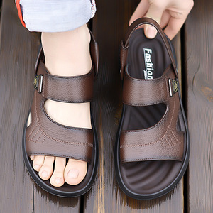 Men's Lightweight Cushioning Sports Casual Open Summer Outdoor Walking Beach Sandals Waterproof Breathable Arch <b>Support</b> Buckle - Product Image 4