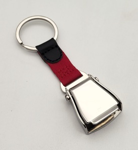 Llavero de Hebilla de Cinturón de Seguridad de Avión Desmontable Mini de Metal con Correa de Nailon Personalizada al por Mayor - Product Image 2