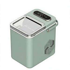 Machine à glaçons compacte 1,4 L, portable, à commande tactile, autonettoyante, production de 10 kg par jour - Product Image 1
