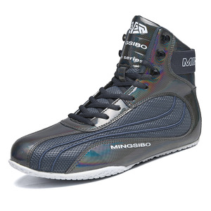 Coexistence Hot Selling Breathable Professional Unisex Boxing Shoes Mesh Upper Rubber Outsole Summer Winter Wrestling <b>Boots</b> - Product Image 4