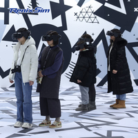 Renixsim Opportunités commerciales 9d Vr Plate-forme debout Free Roam Équipement de jeu culturel immersif