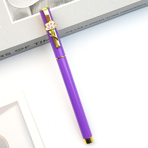 <span class=keywords><strong>Penna</strong></span> <span class=keywords><strong>a</strong></span> Sfera in Metallo con Motivi Floreali Orientali, Clip Smaltata <span class=keywords><strong>a</strong></span> Rosa e Loto, Ricaricabile, con Cappuccio e Fusto Sottile, Regalo Carino per Donne - Product Image 6