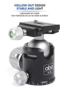 Máy Ảnh DSLR Xoay 360 Độ Chân Máy Đầu Bóng + Tấm Phát Hành Nhanh Photo Video Studio - Product Image 5