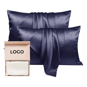 Bán Buôn 22Momme 100% Lụa Áo Gối Gost Tùy Chỉnh Thêu Logo Tinh Khiết Dâu Lụa Gối Trường Hợp - Product Image 1
