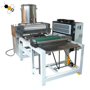 High efficiency full automatic beeswax foundation machine