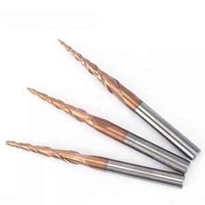 Côn CNC rắn tungsten carbide bóng mũi End Mill Cutter cho côn công cụ phay côn tráng CNC công cụ - Product Image 6