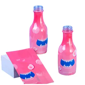 Low-Priced Waterproof PVC Plastic Sleeve Labels Printed for Beverage Juice and Wine Beer Bottles for Packaging Pack