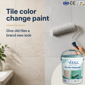 Pintura Elástica Impermeable para Azulejos, Pintura que Cambia de Color, Recubrimientos al Agua para Renovación de Techos y Terrazas de Cerámica - Product Image 1