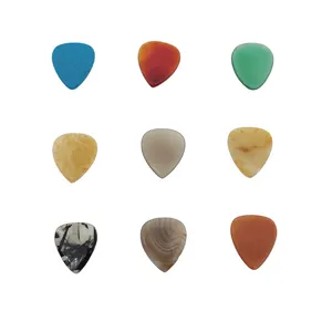 Natürliche Edelstein gitarren picks benutzer definierte Großhandel Gitarren finger pickel