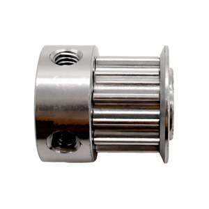 GT2 Zahnriemenscheibe 16 Zähne 6mm Bohrung Lasergravurmaschine Edelstahl Kundenspezifische OEM 2GT Zahnriemenscheibe - Product Image 3