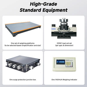 Industrielle 60-Tonnen-Digital-LKW-Waage |   80 Tonnen 3,0*12m Unbemannte Fahrzeugwaage |   Prüfwiegeeinheit mit Wiegebalken |   LED-Anzeige |   IP68 | - Product Image 3