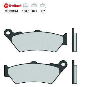 ผ้าเบรกมอเตอร์ไซค์ R-Attack รุ่น M003SM สีทองแดง แบบซินเทอร์ สำหรับล้อหน้า - Product Image 1