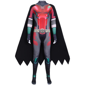 Traje de Cosplay de Super Titan Robin con capa, disfraz unisex para Halloween, Anime, DC, juego de rol de superhéroe - Product Image 1
