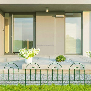 Single Rustproof Eco-Friendly Nature Lawn Edging Metal Garden <b>Fences</b> Wire Welded Iron Arch Shape Removable Decorative - Product Image 5