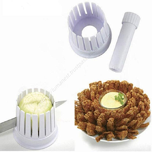 Coupe-légumes professionnel WXL079 pour la préparation de fleurs d'oignon frites – Outil de cuisine pour découper les légumes - Product Image 1