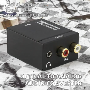 아날로그 오디오 어댑터 변환기 오디오 분배기 및 변환기에 대한 디지털 광학 동축 Toslink 신호 - Product Image 3