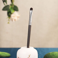 033 Pinceaux de maquillage avec manche en ébène, 41 pièces, pinceau détaillé pour les yeux, poils de chèvre et de poney naturels de haute qualité, outils cosmétiques