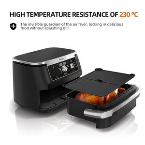 Garde-boue de friteuse à air en silicone Offre Spéciale pour <span class=keywords><strong>Ninja</strong></span> AF500EU anti-éclaboussures réutilisable pour <span class=keywords><strong>accessoires</strong></span> de friteuse à air <span class=keywords><strong>Ninja</strong></span> <span class=keywords><strong>Foodi</strong></span> 10.4L - Product Image 4