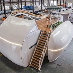 Không thường xuyên thép và cấu trúc bằng gỗ thiết kế tùy chỉnh đúc sẵn cabin phẳng gói container nhà cắm trại và khách sạn sử dụng - Product Image 3