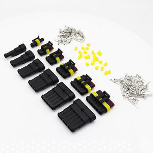 AMP Fast Connect 6-Pin Automatic <b>Power</b> Connector Male to Female <b>Plug</b> 1 2 3 4 5 6 Pin Fast Connect <b>Plugs</b> - Product Image 1