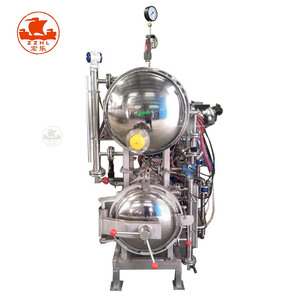 Máquina de Esterilización por Vapor para Alimentos en Bolsas al Vacío, Autoclave de Vapor, Esterilización a 121°C, Caldera de Vapor para Productos Alimenticios, Capacidad de 200 kg - Product Image 1