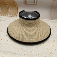 Toptan Lady rafya saman güneş hasır şapka cankurtaran Sombreros geniş fatura güneşlik kapağı kadınlar için açık plaj güneş gölge