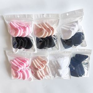 พัฟแต่งหน้ากำมะหยี่รูปสามเหลี่ยมสีชมพู ดำ ขาว เนื้อนุ่ม ผลิตจากฝ้ายบริสุทธิ์ สำหรับทาแป้ง - Product Image 6