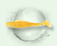 6 pièces/8 pièces TPR appâts souples 80mm 4.8g 60cm 1.9g appâts souples à queue de pagaie Swimbait leurres de pêche artificiels en Silicone Wobblers leurres souples
