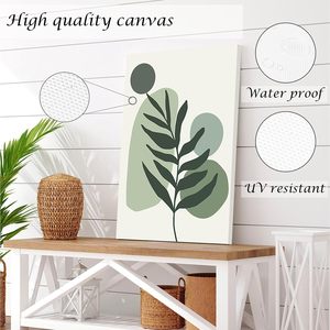 Giữa Thế Kỷ hiện đại <span class=keywords><strong>3</strong></span>-mảnh đóng khung vải tường nghệ thuật thiết lập tối giản hình học trừu tượng Boho thiết kế cho phòng tắm trang trí nội thất nghệ thuật Deco - Product Image 4