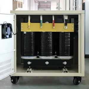 150KVA 3 เฟสชนิดแห้งหม้อแปลงไฟฟ้า 120V 220V ถึง 240V 380V 440V ขั้นตอนขึ้นลงหม้อแปลงไฟฟ้าอัตโนมัติ 200KVA หม้อแปลงไฟฟ้า 3 เฟส