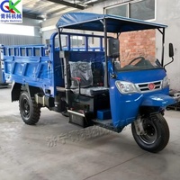 Tricycle diesel directement de l'usine avec fonction de basculement hydraulique pour le transport de matériaux dans le bâtiment et l'agriculture