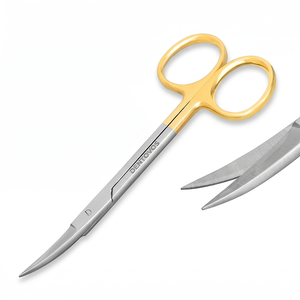 Tijeras Dentovos Iris Curvas Premium, Tijeras Quirúrgicas Finas, Instrumento de Cirugía Oral Dental para Cirugía Dental y Clínicas Médicas - Product Image 2