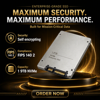 SSD U.2 NVMe Enterprise 1.9TB Self-Encrypting Solid State Drive 2.5 Inch Internal untuk Penyimpanan Server