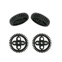 No.32498 MOC Parts Gear 36 Tooth Doble bisel Plástico DIY Niños Juguetes de construcción educativos Ladrillos Bloques de construcción