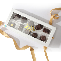 Boîte à chocolat personnalisée de luxe, originale et unique, avec tiroir, emballage alimentaire pour bonbons, cadeau pour enfants, finition mate, gaufrage, dorure à chaud