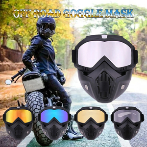 Masques de cyclisme et de <span class=keywords><strong>moto</strong></span> à couleurs multiples, vente chaude 2026, rembourrage pour casque, lunettes de soleil, lunettes de <span class=keywords><strong>moto</strong></span>, <span class=keywords><strong>masque</strong></span> de ski - Product Image 4