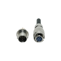 Connecteur Électrique Aviation Type Tuyau à Boucle Diagonale YS1-14, Prise Mâle et Fiche Femelle, 2, 3, 4, 5, 7 Broches