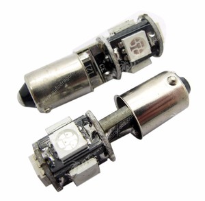 Nueva Lámpara LED para Auto SMD 5050 BAY9S H21w, BAX9S H6W LED SIN ERRORES, BA9S T4W CANBUS - Product Image 1