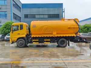 15m³ Dongfeng 4x2 Vacuum Suction Truck, High Suction Capacity Optional Italy Jurop Moro Pump, Hydraulic Unloading, Custom Export - Product Image 2
