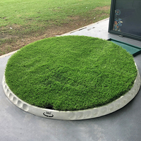 Gazon synthétique de haute qualité, simulateur de practise personnalisé, pratique souple, tapis de golf 3d