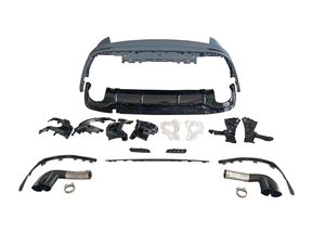 Kit de carrocería PP para <span class=keywords><strong>Audi</strong></span> Q8 2019 en adelante, estilo RSQ8, parachoques de PP, parrilla, puntas de escape, accesorios para coche, piezas de tuning automotriz - Product Image 5