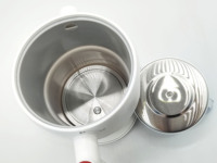Bouilloire électrique pliable de 0,6 L, petite bouilloire électrique de voyage, mini bouilloire thermostatique, isolation domestique intégrée, bouilloire intelligente numérique