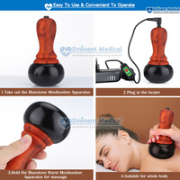 Eminent Medical - Masajeador Corporal Eléctrico de Piedra Natural Bian, Masajeador Gua Sha, Control de Temperatura con un Clic, Certificado CE