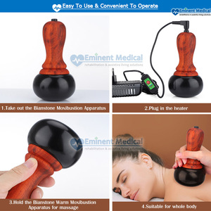 Masajeador Eléctrico Corporal de Piedra Bian <span class=keywords><strong>Natural</strong></span> Gua Sha con Control de Temperatura <span class=keywords><strong>para</strong></span> Alivio del <span class=keywords><strong>Dolor</strong></span> en el Hogar y SPA - Product Image 3