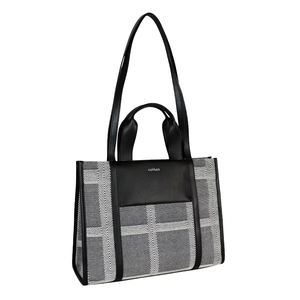 Bolsa de Lona Personalizada para Mujer, Gran Capacidad, Estilo Moderno, Hecha en Vietnam con Logotipo a Color Personalizado, para Todas las Temporadas, Playa y Compras - Product Image 1