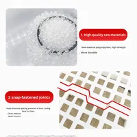 Palette de sol en plastique simple face Planche de ponte de poulet pour poulailler pour lapin Pigeon canard oie pour tapis de sol