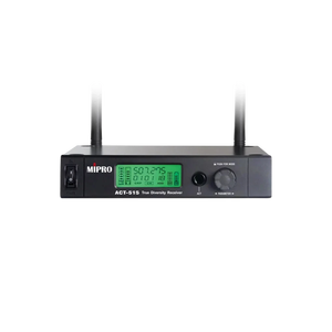 MIPRO Compact Single Channel True Diversity Receiver With Backlit LCD UHF <b>Wireless</b> And Long Range Analog Reception - Product Image 2