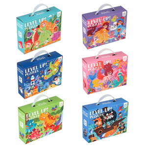 Vente en gros de puzzles éducatifs en bois de 60 pièces avec boîte cadeau pour les enfants de 2 à 4 ans, jouet portable unisexe pour enfants - Product Image 6