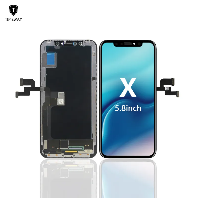 Timeway Digitizer Tampilan Iphone X, Pengganti Layar Keras Lembut untuk Iphone X, Xr, Xs, untuk Iphone X