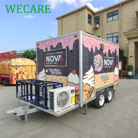 Wecare Chine - Petite cuisine mobile extérieure rapide, chariot à glaces, camion de restauration entièrement équipé pour la restauration, camion de pizza, remorque alimentaire